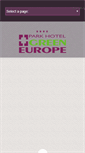 Mobile Screenshot of parkhoteleurope.com